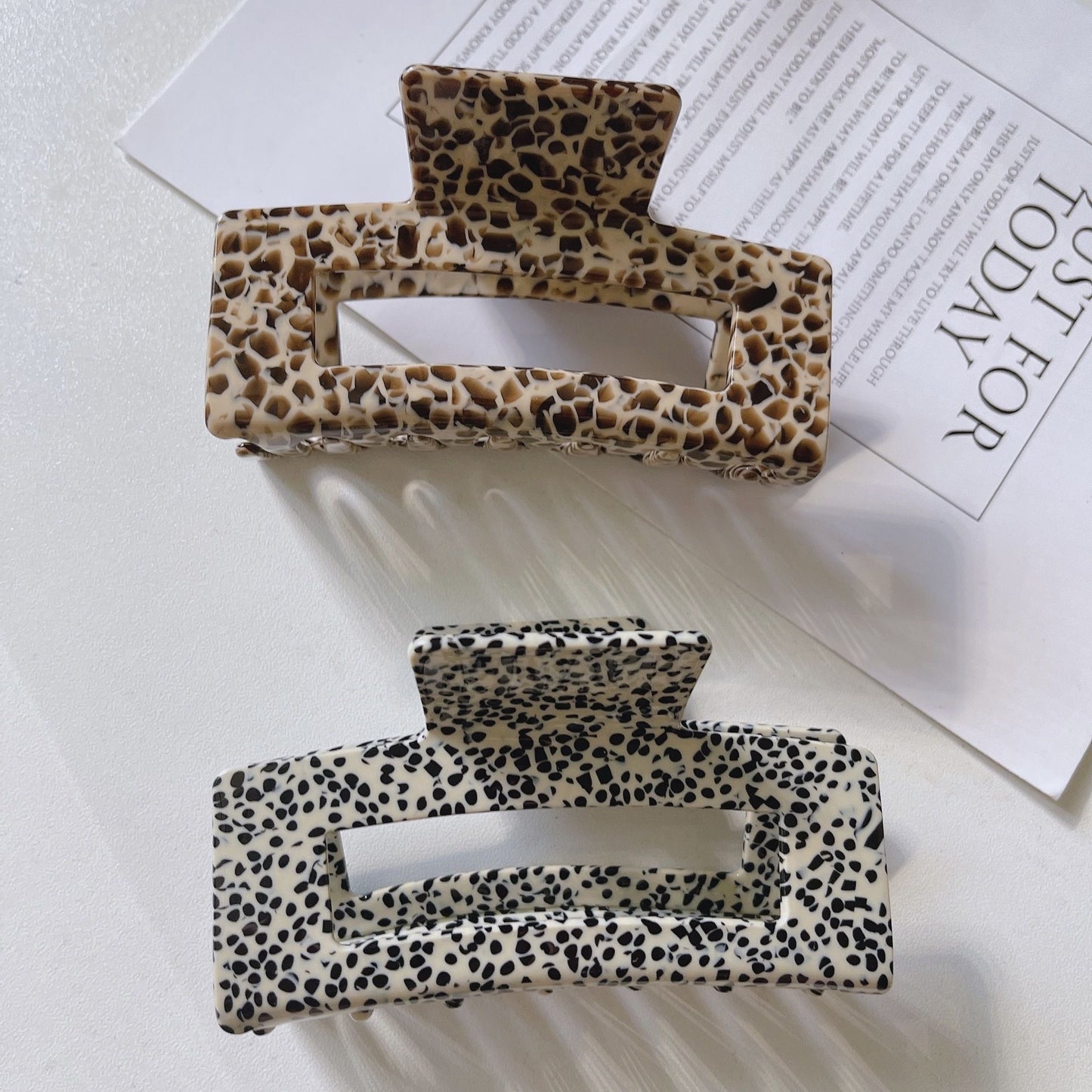 Leopard Hair Clips